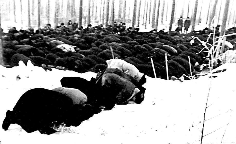 Совместная молитва на татаро-башкирском кладбище. Дата фото точно не установлена, Ильдар Хабибуллин предполагает, что его сделали либо во время празднования Ураза-байрама в 1955 году, либо во время празднования Курбан-байрама в 1979 году. Фото предоставлено Ильдаром Хабибуллиным