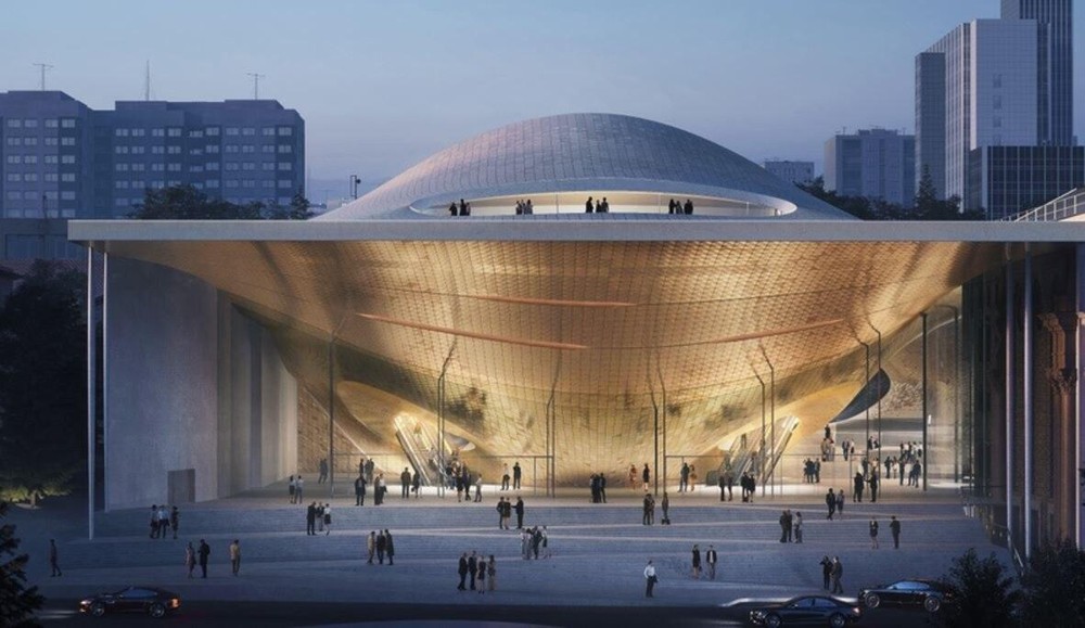 Новый зал филармонии от Zaha Hadid. Фото: проектная документация