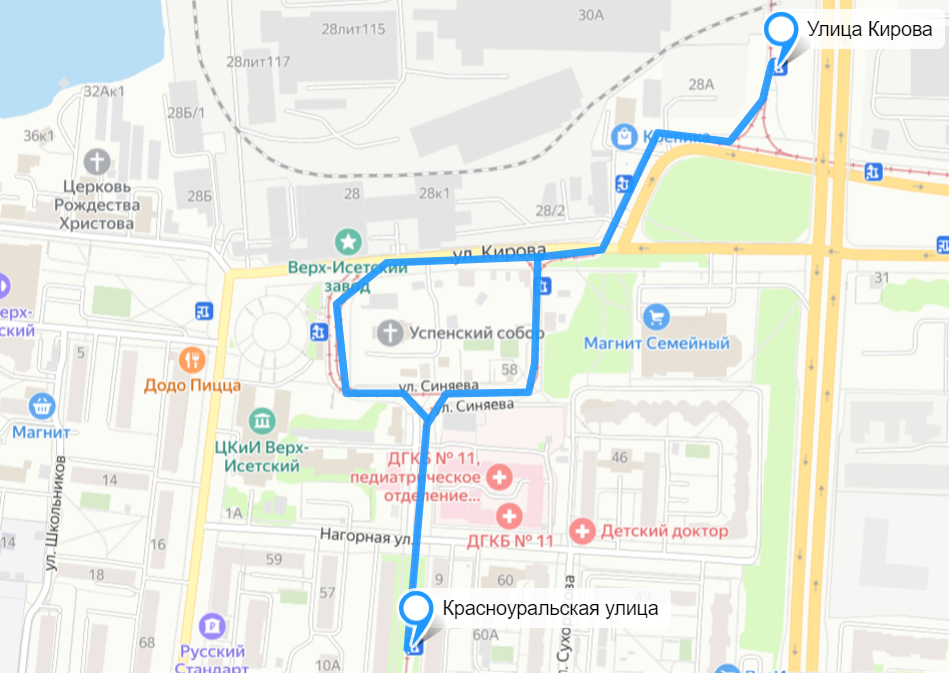 Инфографика It's My City на основе «Яндекс.Карт»