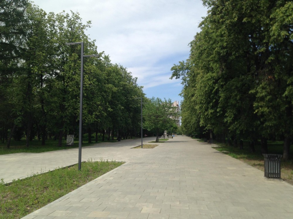 Парк XXII Партсъезда в начале июня 2021 года. Фото: It's My City