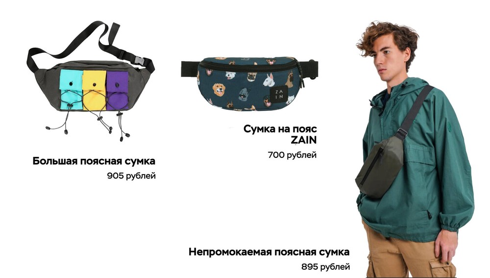 Поясные сумки на KazanExpress*
