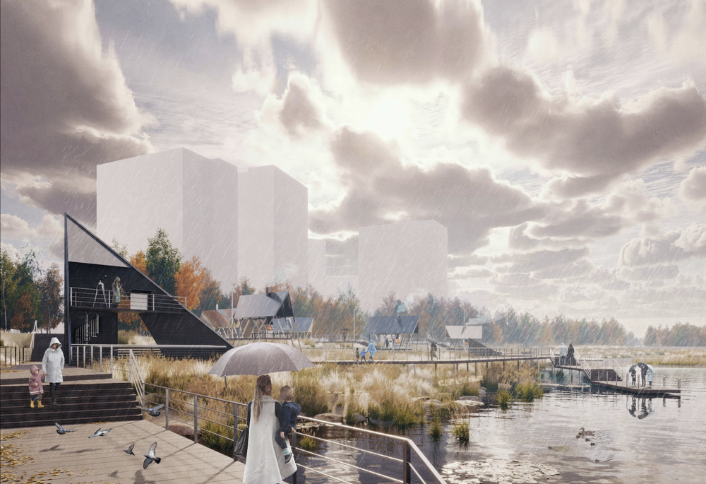 Концепция консорциума TOBE Architects + ISAEV Architects. Рендер: предоставлено администрацией Екатеринбурга