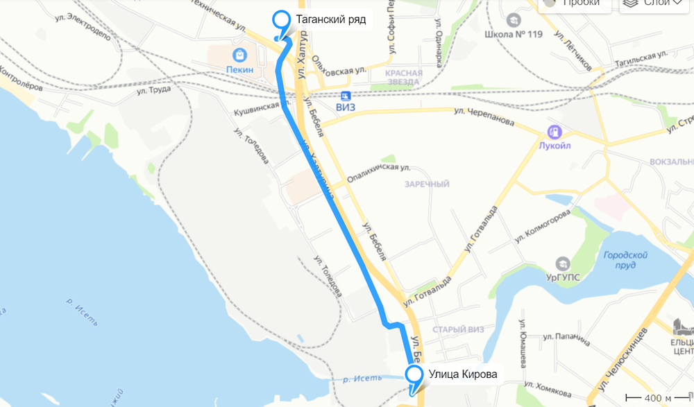 Инфографика It's My City на основе «Яндекс.Карт»