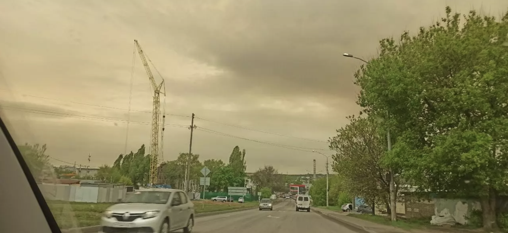 Песчаная буря в Белгородской области. Фото: bel.ru
