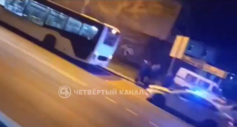 Скриншот: видео с места происшествия, «4 канал» 