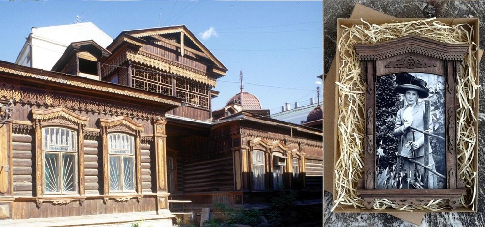 Рамка по мотивам наличников усадьбы Елизарьева в Екатеринбурге (XIX век)Фото: PastVu / мастерская «МилоТа-Ня»
