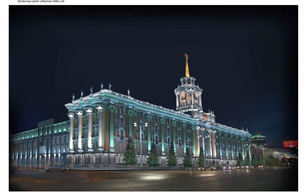 Новогодний режим подсветки. Фото из технического задания к закупке