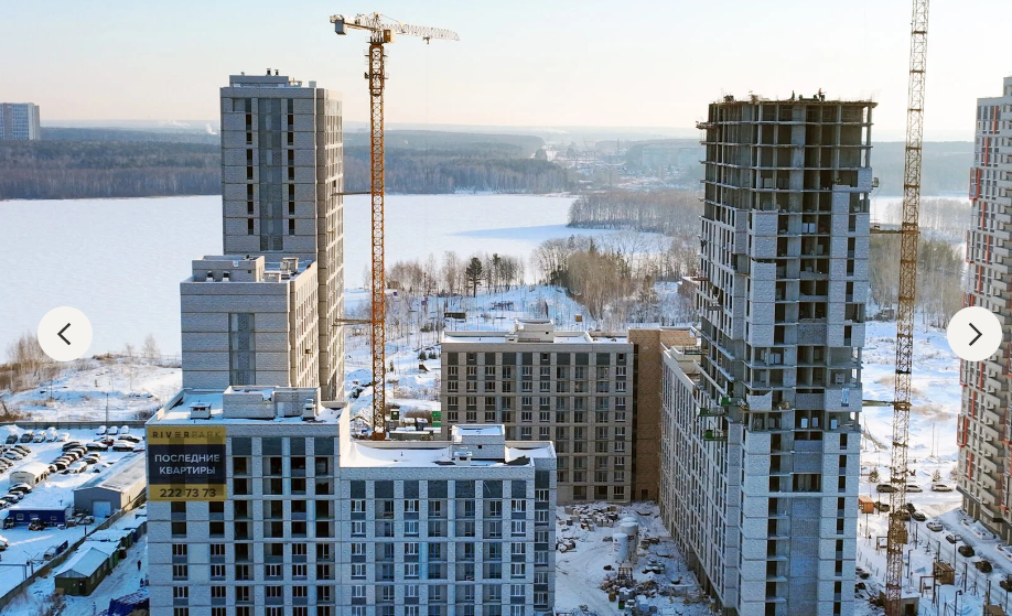 ЖК River Park от компании «Гринвич – недвижимость для жизни». Скриншот проекта