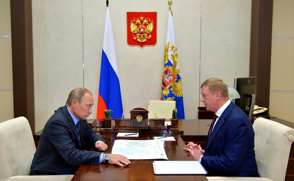 Путин и Чубайс. Фото: kremlin.ru