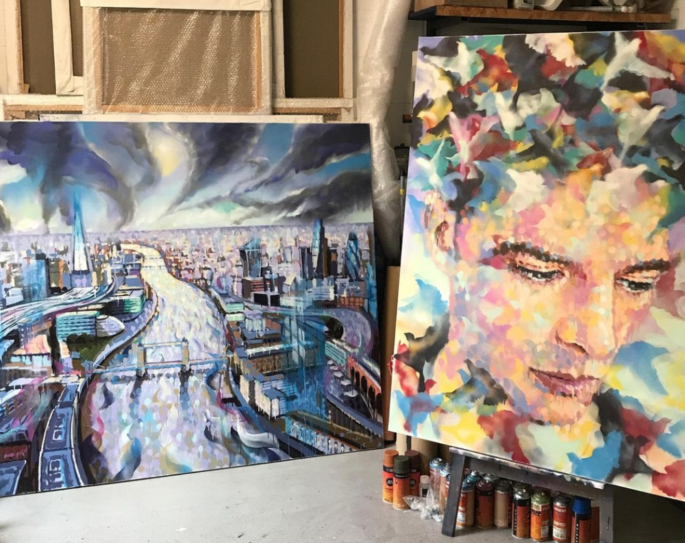 Одна из работ художника. Фото: akajimmyc / Instagram