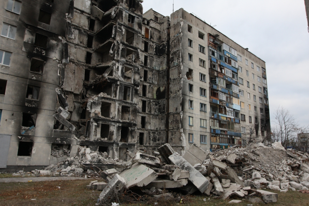 Дом в Лисичанске (Луганская область) после обстрела в 2014 году. Фото: Лисичанск Online
