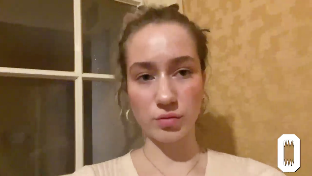 Антонина Бегачева. Стоп-кадр видео из телеграм-канала «Осторожно, новости».