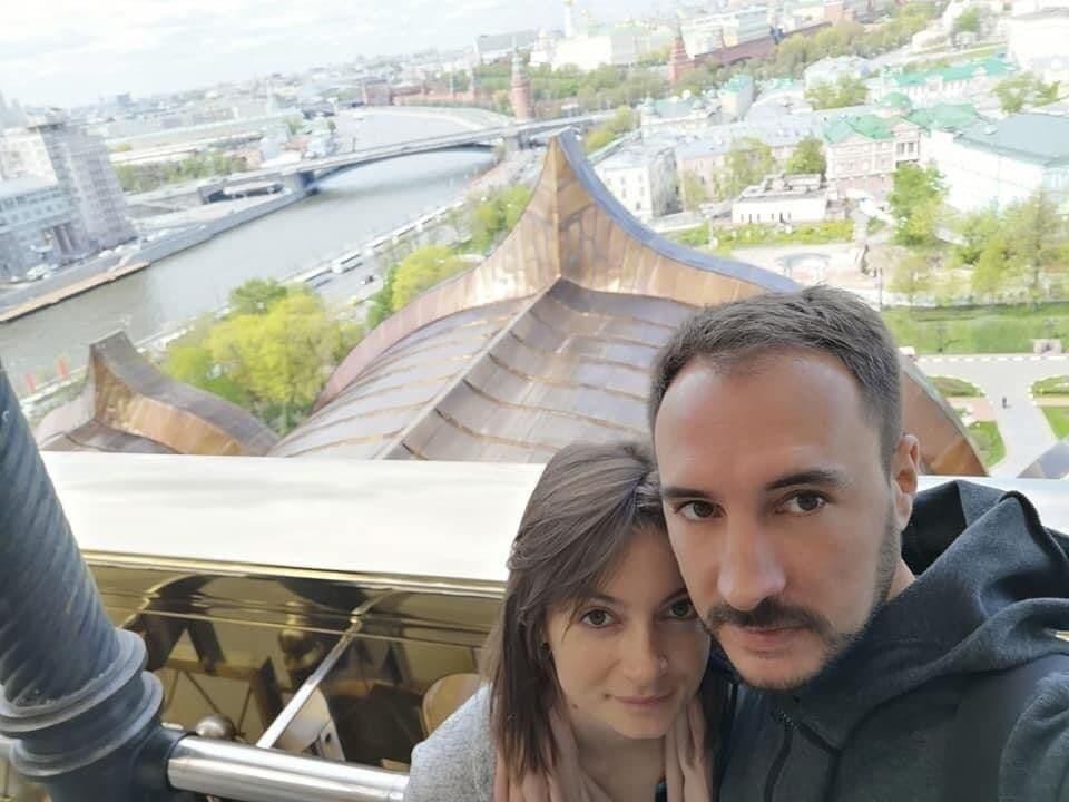 Катя Варино и ее супруг. Фото предоставлено Катей Варино