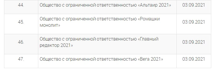 Скриншот сайта Министерства юстиции