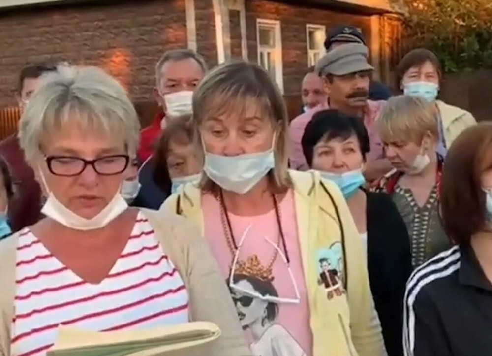 Жители обращаются к Путину. Фото: группа «Мой Уктус (Екатеринбург)» / «ВКонтакте».