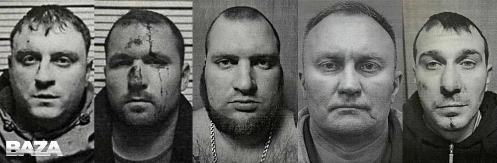Все пятеро беглецов, Мавриди четвертый слева. Фото: Baza