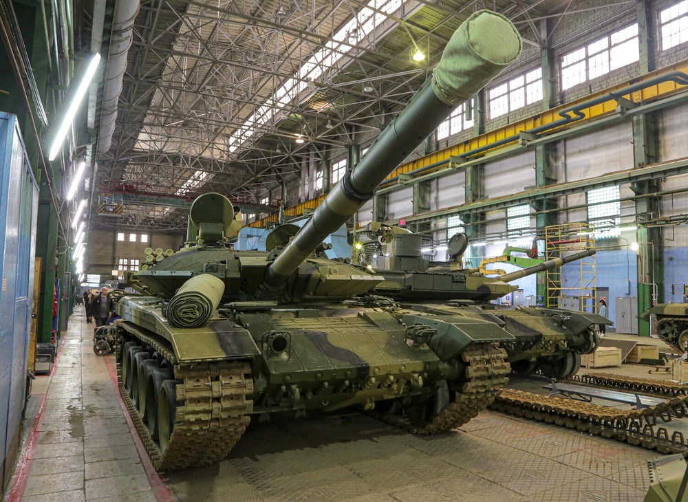 Танк Т-90 на Уралвагонзаводе. Фото: «Ростех»