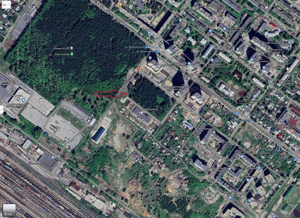 Точка сбора участников. Фото: скриншот Google Maps